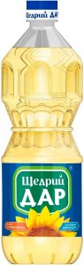 Масло подсолнечное Щедрый Дар рафинированное 850 мл