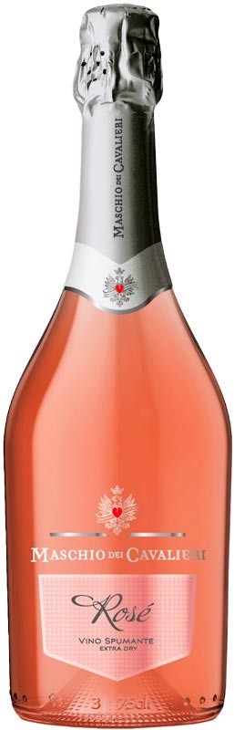 Вино игристое Maschio dei Cavalieri Rose Spumante Extra Dry розовое сухое 11,5% 0,75л