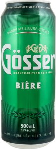 Пиво Gosser Light светлое 5,2% 0,5 л ж/б