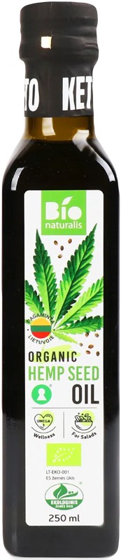 Олія конопляна Bionaturalis органічна 250 мл