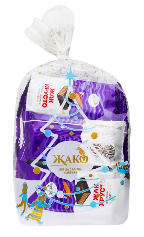 Конфеты вафельные Жако Жак Хрусто глазированные 500г