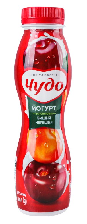 Йогурт Чудо Вишня-черешня 2.5% 520г