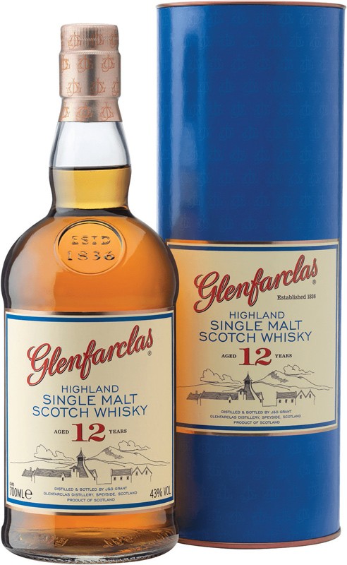 Віскі Glenfarclas Single Malt 12 yo 43% 0,7 л