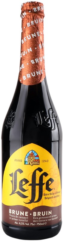 Пиво Leffe Brune темне фільтроване 6.5% 0,75 л