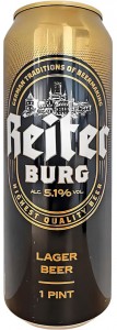 Пиво Reiter Burg Lager Beer светлое 5,1% 0,568 л