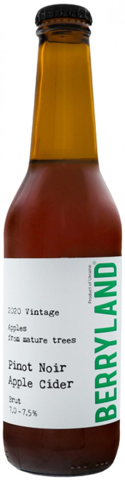 Сидр Berryland Pinot Noir брют 7-7,5% 0,33 л