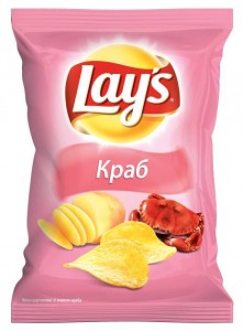 Чіпси Лейс Краб 60г