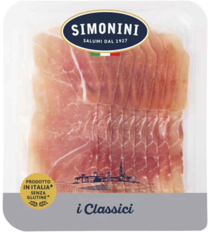 Шинка Simonini Прошуто с/в нарізка 100 г  