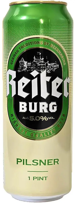 Пиво Reiter Burg Pilsner светлое 5% 0,568 л