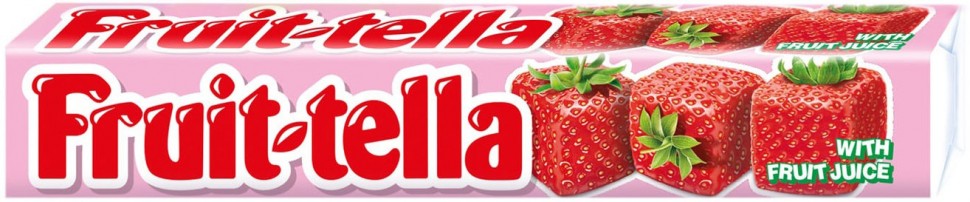 Конфеты жевательные Strawberry Fruit-tella 41г