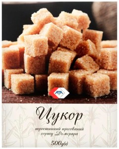 Сахар тростниковый коричневый прессованный АТА Демерара 500 г