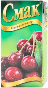 Нектар Смак вишневий 1 л