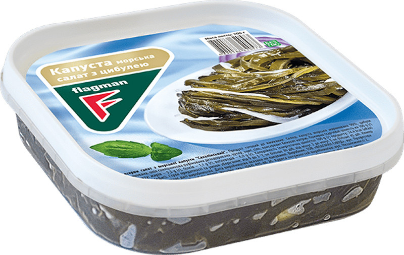 Морская капуста с луком Flagman 200г