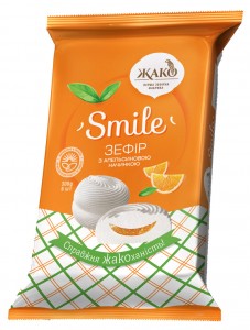 Зефір із апельсиновою начинкою Жако 300 г