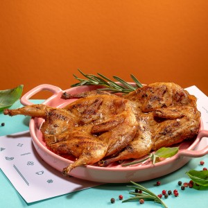 Перепілка смажена на грилі