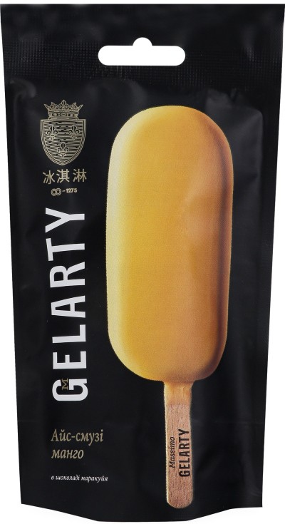 Мороженое Gelarty Эскимо Айс-смузи манго в шоколаде маракуйя  80г