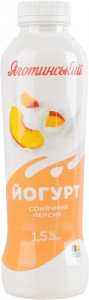 Йогурт Яготинський Сонячний персик питний 1.5% 520г