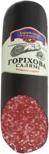 Колбаса Ходорівський м'ясокомбінат Салями ореховая в/с весовая