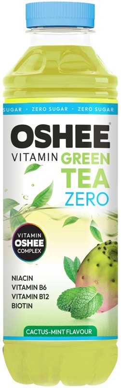 Чайний напій OSHEE Vitamin Zero Green Cactus-Mint 0,555 л