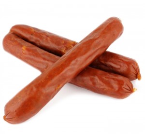 Колбаски Ходорівський м'ясокомбінат Охотничьи п/к в/с весовые