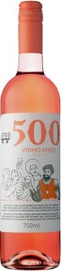 Вино 500 Vinho Verde розовое полусухое 8.5% 0.75 л