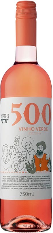 Вино 500 Vinho Verde рожеве напівсухе 8.5% 0.75 л