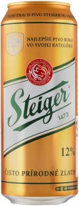Пиво Steiger светлое фильтрованное 5% 0,5л