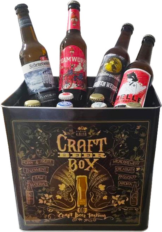 Подарочный крафтовый набор пива Kalea Craft Beer Box светлое 0,33лx12 шт