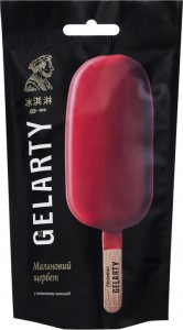 Мороженое Gelarty Малиновый щербет в малиновом шоколаде 80г