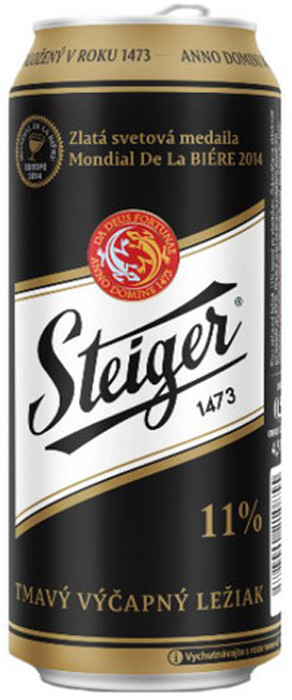 Пиво Steiger темне фільтроване 4.5% 0,5л