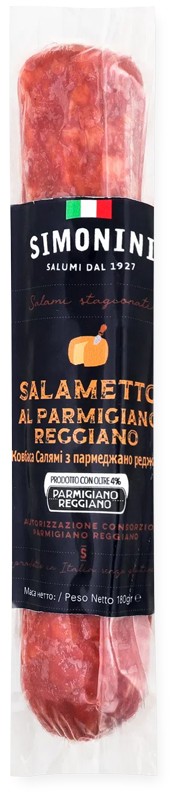 Ковбаса Simonini Салямі з пармеджано реджано с/в 180г