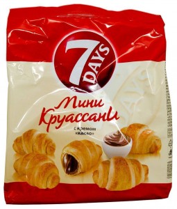 Міні круасани 7 Days з кремом какао 200г