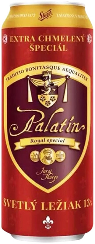 Пиво Steiger Palatin світле 5,5% 0,5л