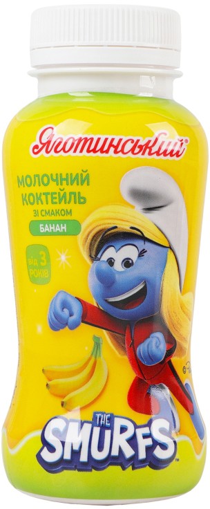 Коктейль молочний Яготинський Банан пастеризований 1.5% 185г