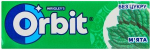 Гумка жувальна Orbit М&amp;apos;ята без цукру 14г