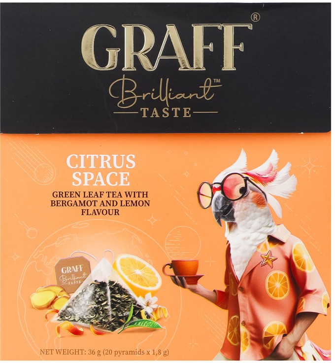 Чай Graff Citrus Space 20 пирамидок