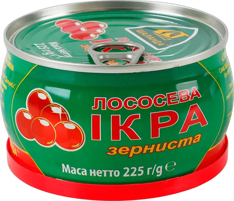 Ікра Шаланда лососева зерниста 225 г