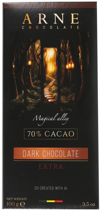 Шоколад Arne Magical alley Extra черный 70% 100 г