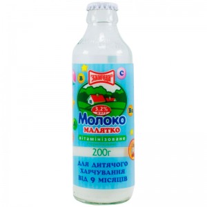 Молоко Злагода Малятко вітам. 200г