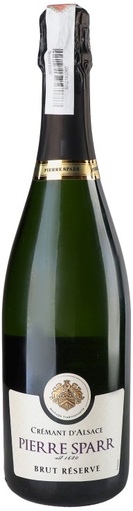 Вино ігристе Pierre Sparr Cremant D'alsace Brut Reserve біле брют 12,5% 0,75л