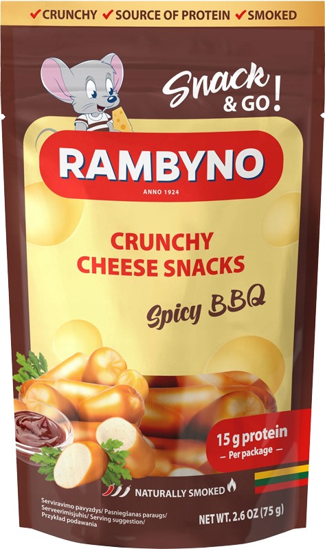 Сырок плавленый Rymbyno Snack  барбекю 75 г
