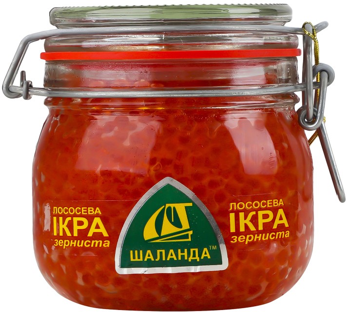 Ікра Шаланда лососева зерниста 600 г