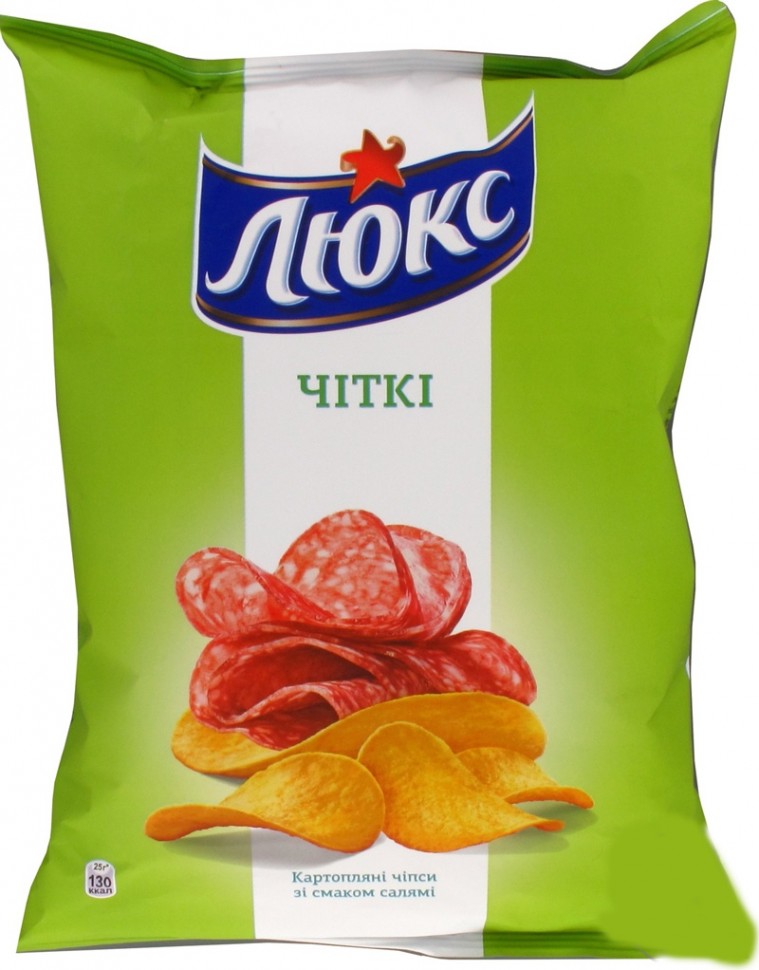 Чіпси Люкс Салямі 133г