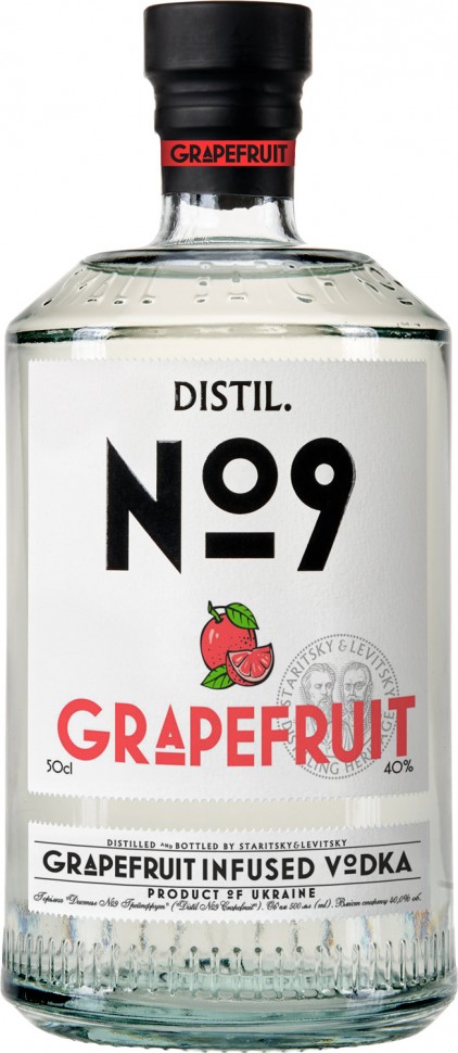 Горілка Staritsky&Levitsky Distil №9 Grapefruit 40% 0.5л 