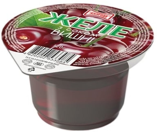 Желе Злагода с соком Вишня 120 г