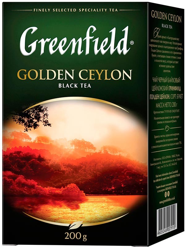 Чай листовий Greenfield Golden Ceylon 100 г