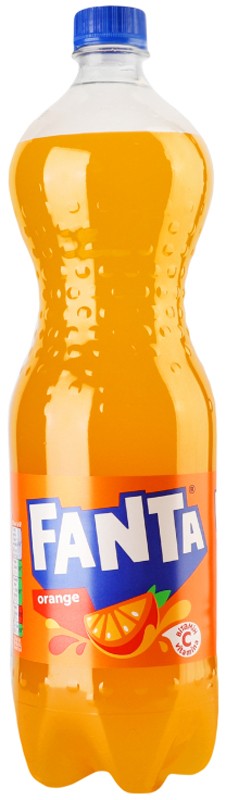 Напиток Fanta Orange сильногазированный с добавлением сока 1,25 л