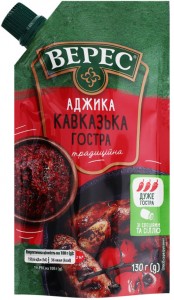 Аджика Кавказская острая Верес 130г