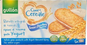 Печенье Гулон сэндвич цельнозерновой с йогуртом без сахара 220 г