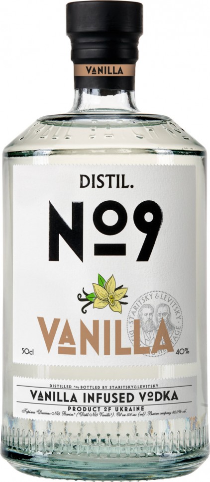 Горілка Staritsky&Levitsky Distil №9 Vanilla 40% 0.5л 